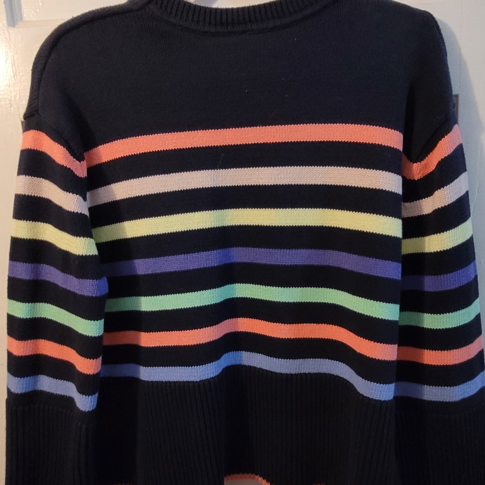 GAP Women's Multicolor Striped Sweater - Picture 2 of 2